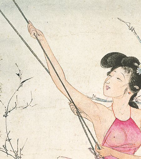 蓝田县-胡也佛的仕女画和最知名的金瓶梅秘戏图